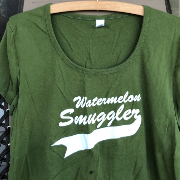 Monag Tops - Watermelon Smuggler maternity t-shirt size XL